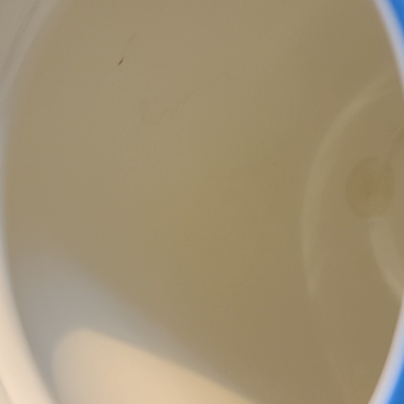 Lilian Vernon biscoitti jar  20 in tall blue and white - Picture 4 of 5